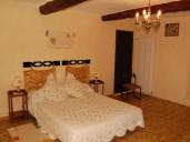 Photo de la chambre MIMOSA et de ses poutres