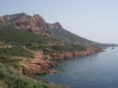 Photo de la côte de l'Estérel